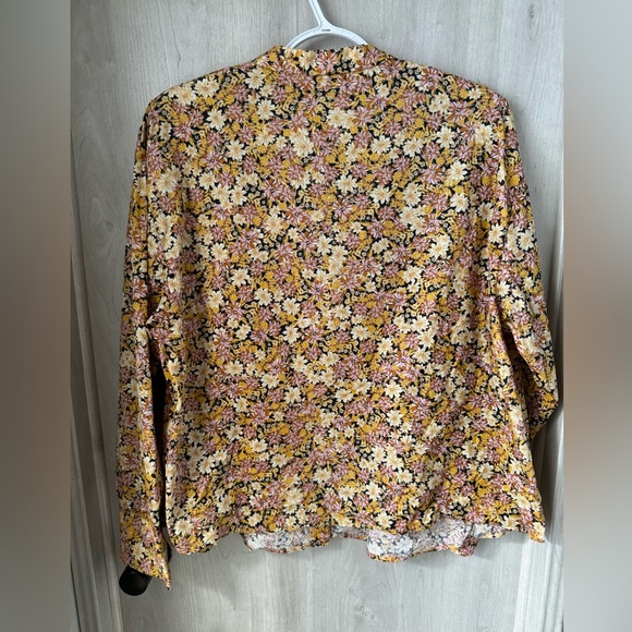 MNG Mango Cotton Floral Top size 6 - Picture 8 of 8